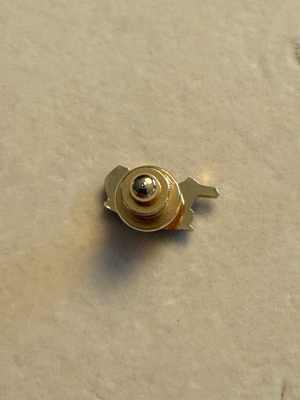 MD-80 Yellow Airplane Lapel Pin - Men Accessories - Picture 2 of 2
